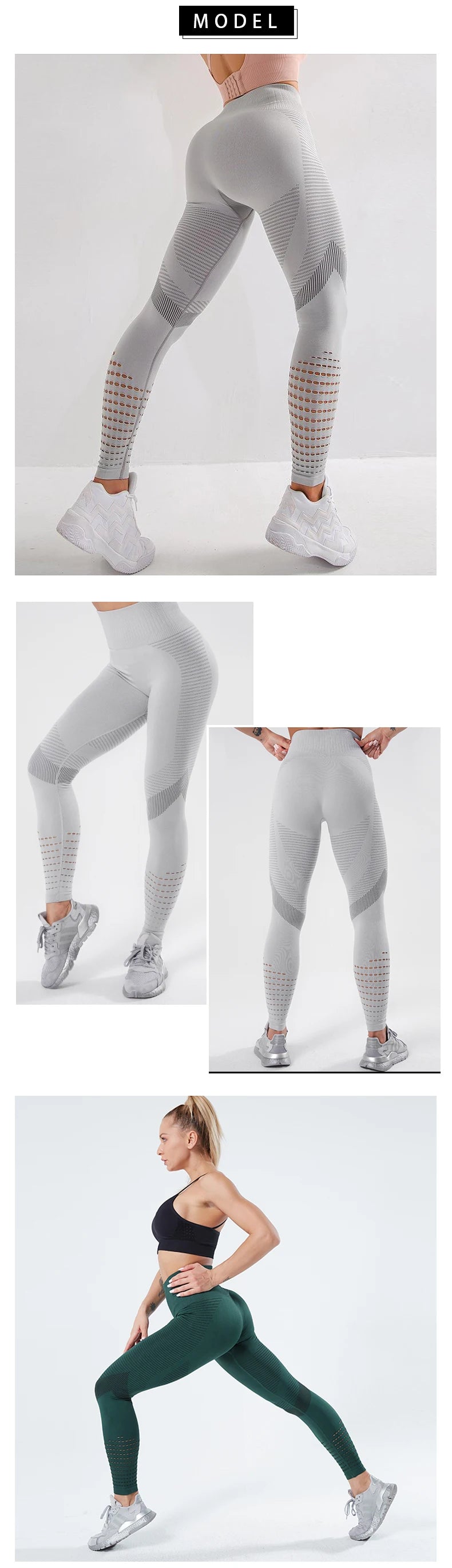 Leggings Fitness Femininas - Cintura Alta e Respirável