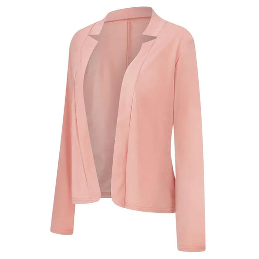 Women Fashion Thin Long Sleeve Cardigan Casual Suit Jacket Spring Female Top Aut