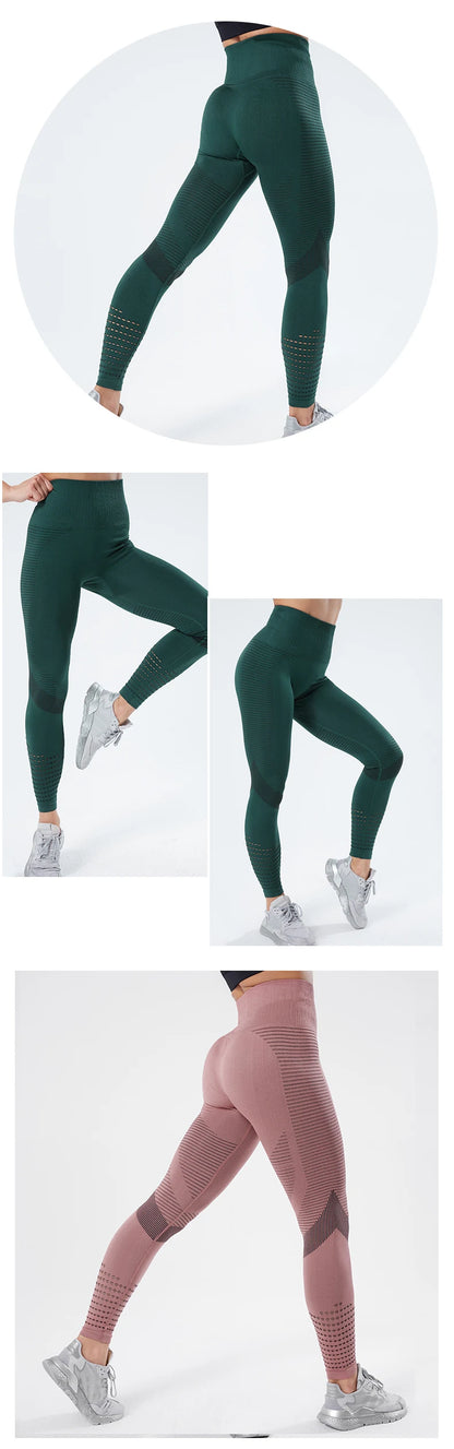 Leggings Fitness Femininas - Cintura Alta e Respirável