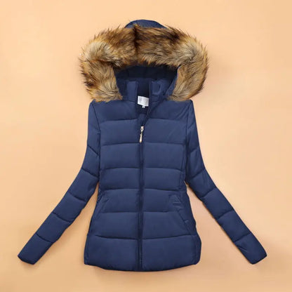 Casaco de parka curto feminino, jaquetas de algodão, fino, casual, grosso, quen