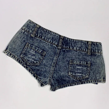 new low waist fashion sexy brand young female women girls Denim Shorts