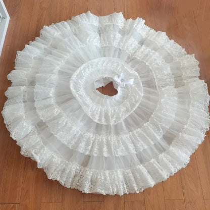 MAGOGO Lolita Tulle Skirt Support Violent Boneless Soft Yarn Long Gorgeous Cloud