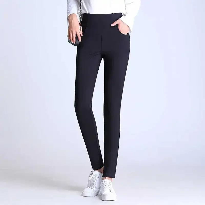 Leggings Femininas Térmicas - Veludo Cintura Alta S-6XL