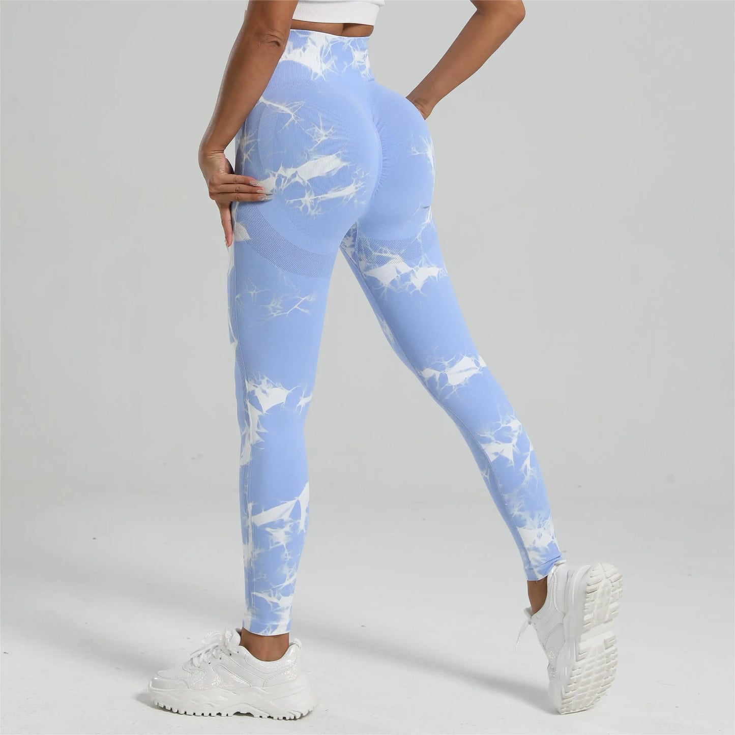 Leggings Seamless Tie-Dye - Booty Lifting e Fitness