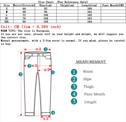 Calças femininas de cintura alta de perna larga, jeans feminino solto, calças