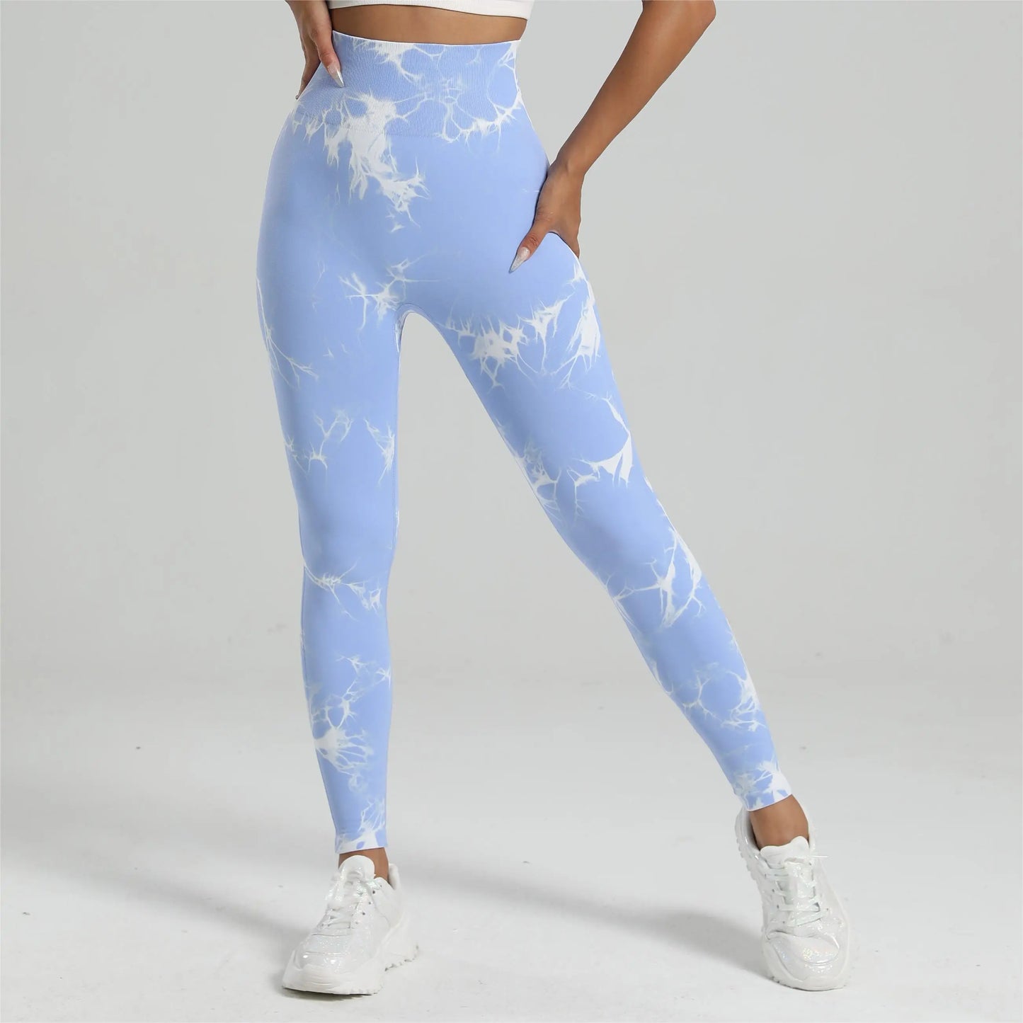 Leggings Seamless Tie-Dye - Booty Lifting e Fitness