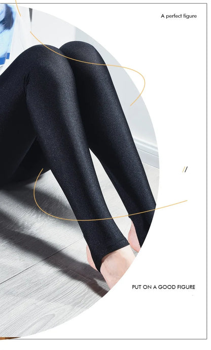 Winter Thermal Fleece-Lined High-Waist Leggings (S-6XL)