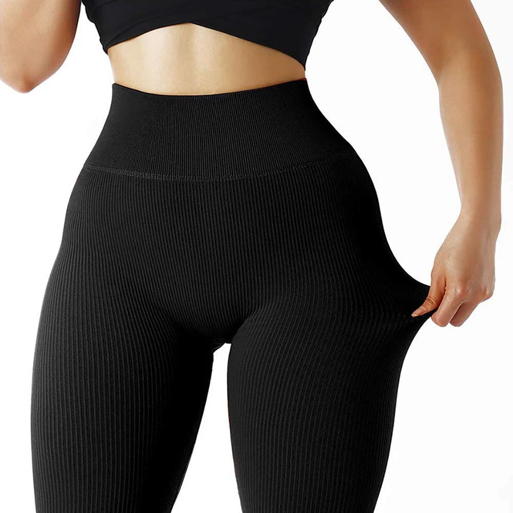 Leggings de Compressão Sem Costura - Fitness e Estilo