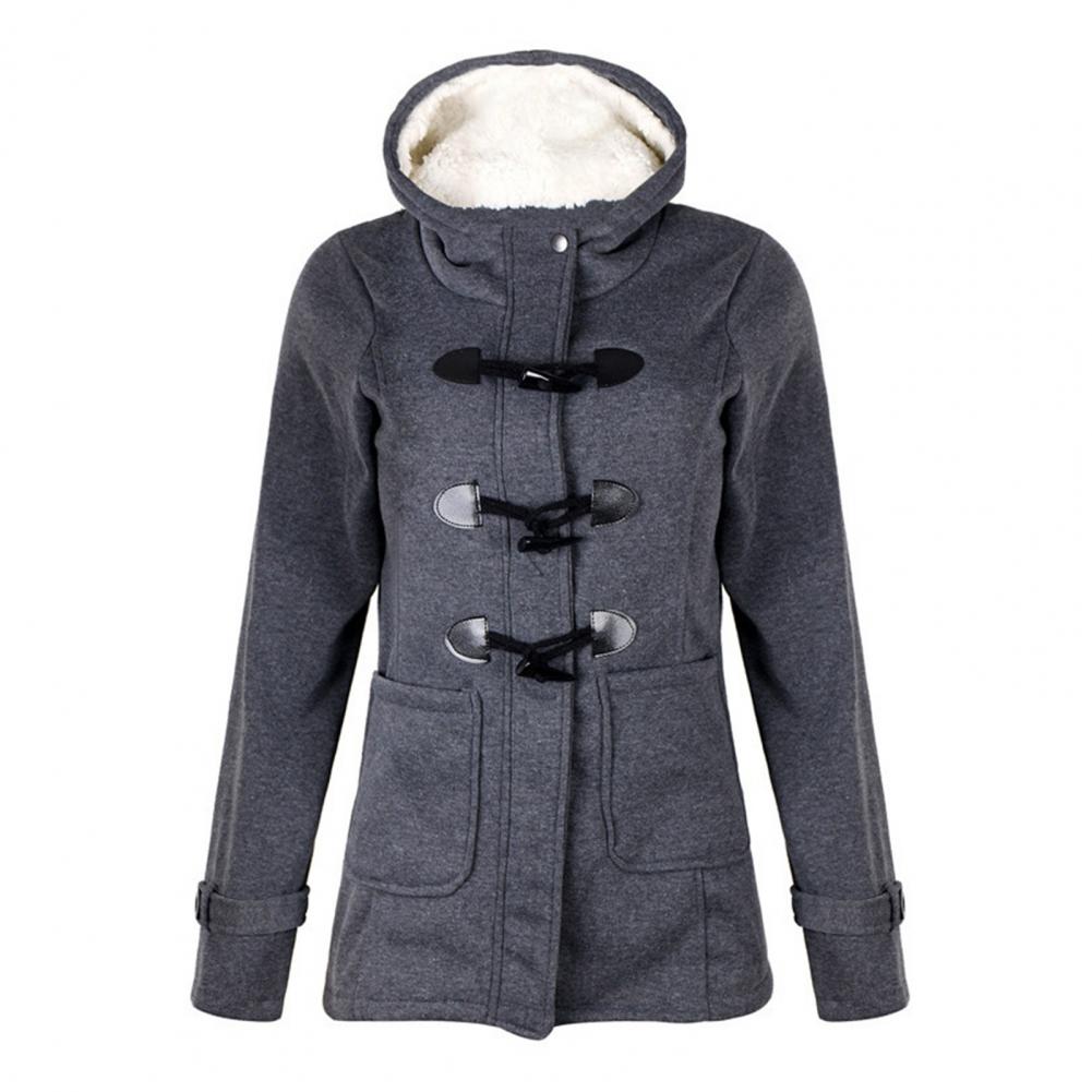 2023 Casual Women Trench Coat Autumn Zipper Hooded Coat Female Long Trench Coat