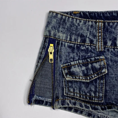 new low waist fashion sexy brand young female women girls Denim Shorts