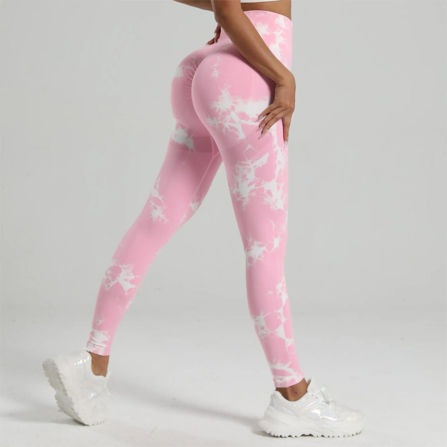 Leggings Seamless Tie-Dye - Booty Lifting e Fitness