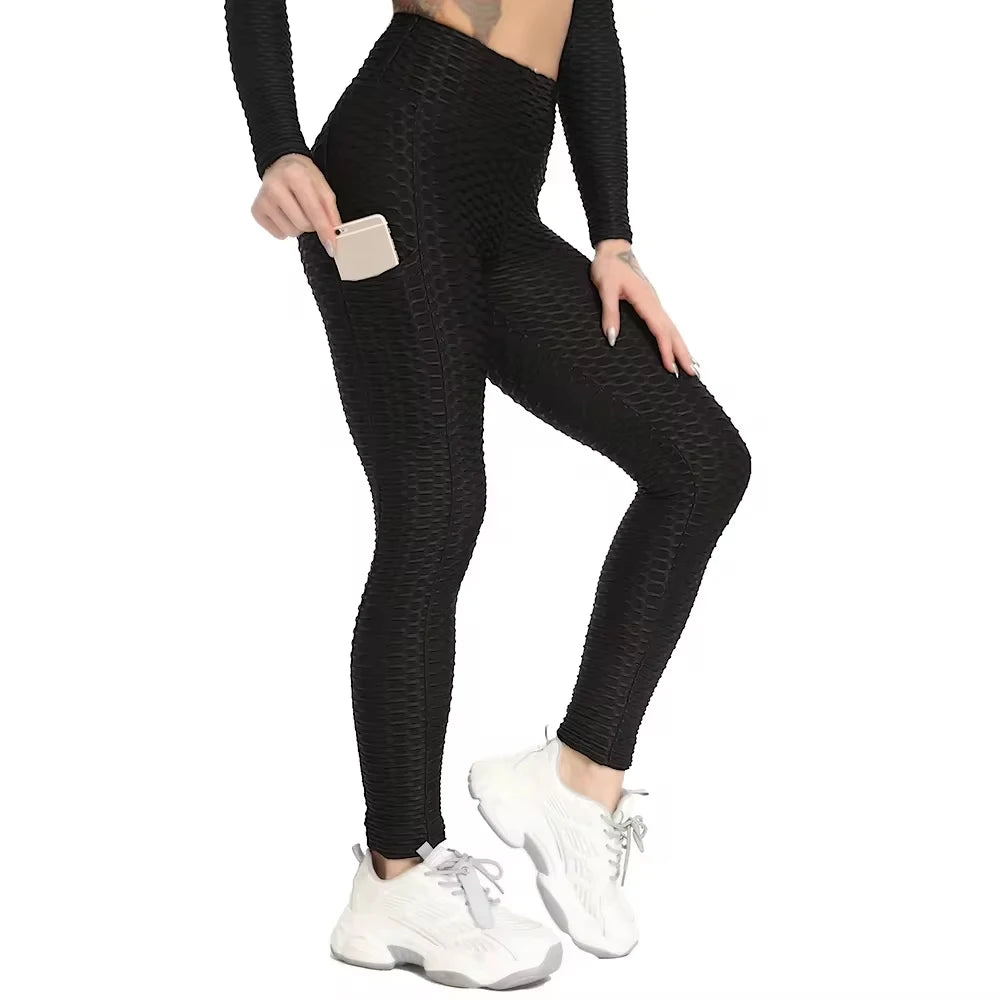 Anti-Cellulite High-Waist Leggings - Fitness Jeggings (S-2XL)