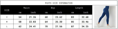 Seamless Scrunch Butt Yoga Leggings for Women - High-Waist Solid Color Gym Fitness Tights