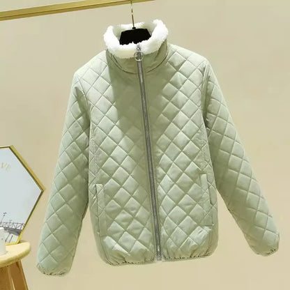 Women's Quilted Cotton Jacket - Thick Hooded Parka, Korean Style, Black Winter Coat, New for 2023