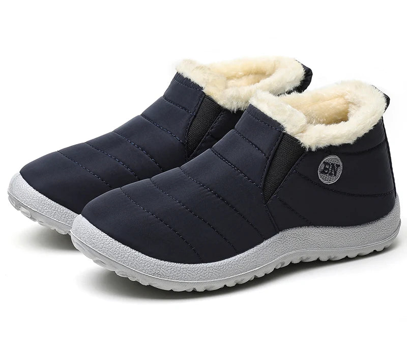 2023 Women's Waterproof Winter Ankle Boots – Warm Fur-Lined Snow Boots & Stylish Winter Footwear