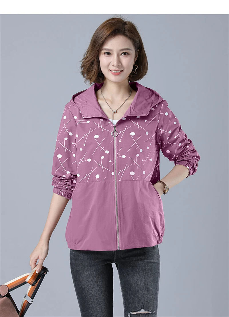 2024 New Spring Autumn Short Coat Women’s Jacket Loose Coat Ladies Jackets 6XL