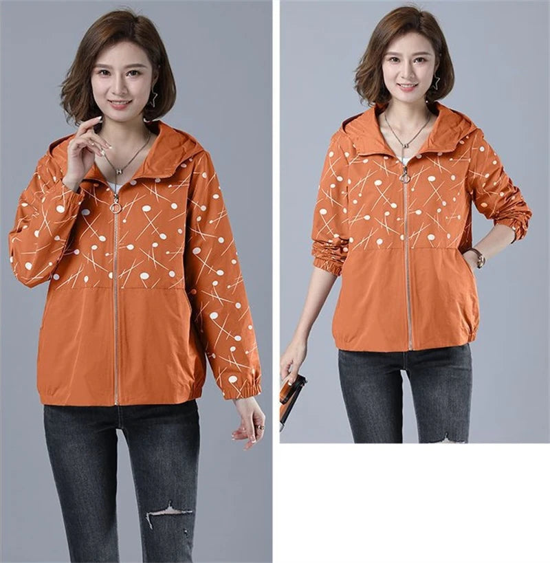 2024 New Spring Autumn Short Coat Women’s Jacket Loose Coat Ladies Jackets 6XL