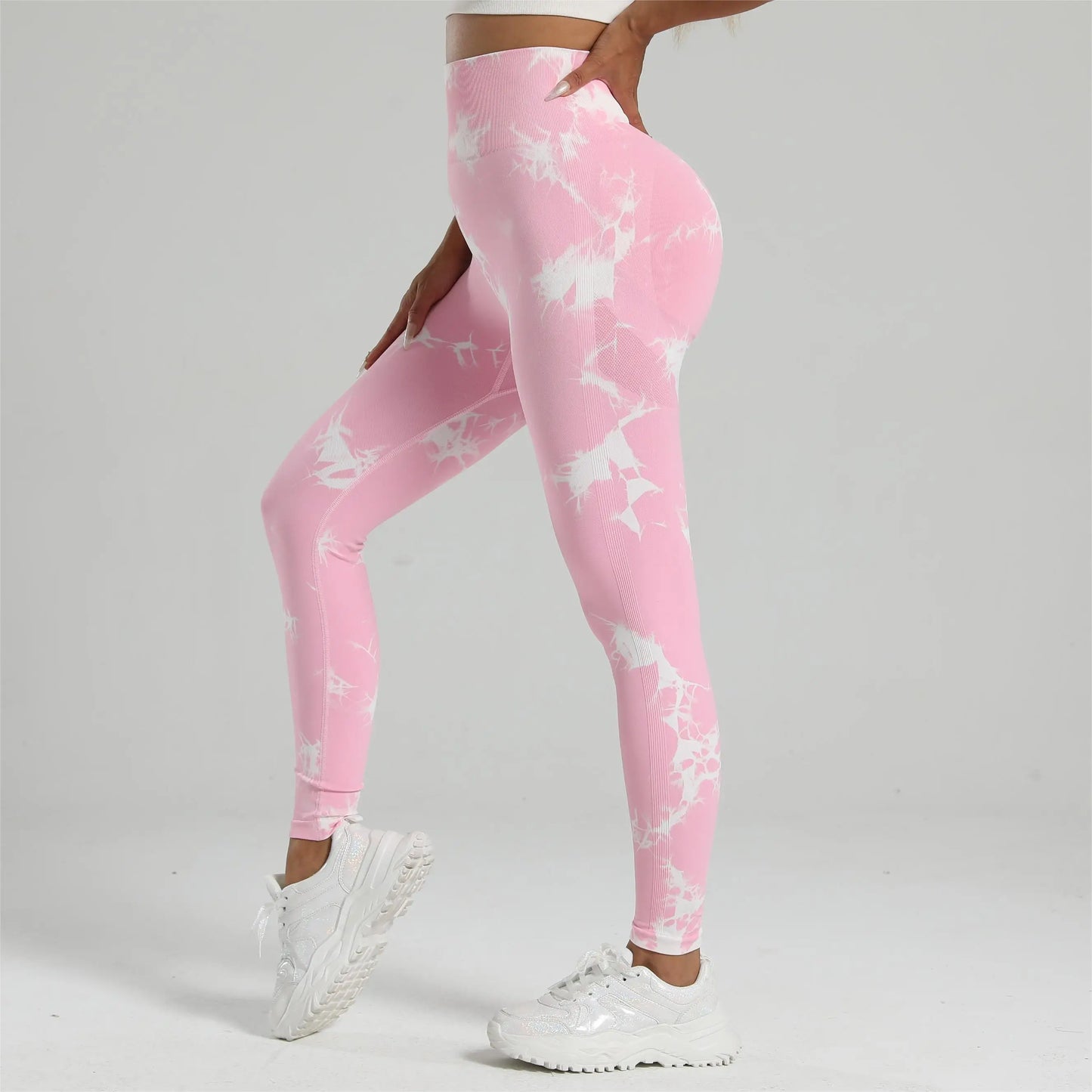 Leggings Seamless Tie-Dye - Booty Lifting e Fitness