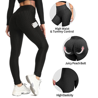 Anti-Cellulite High-Waist Leggings - Fitness Jeggings (S-2XL)