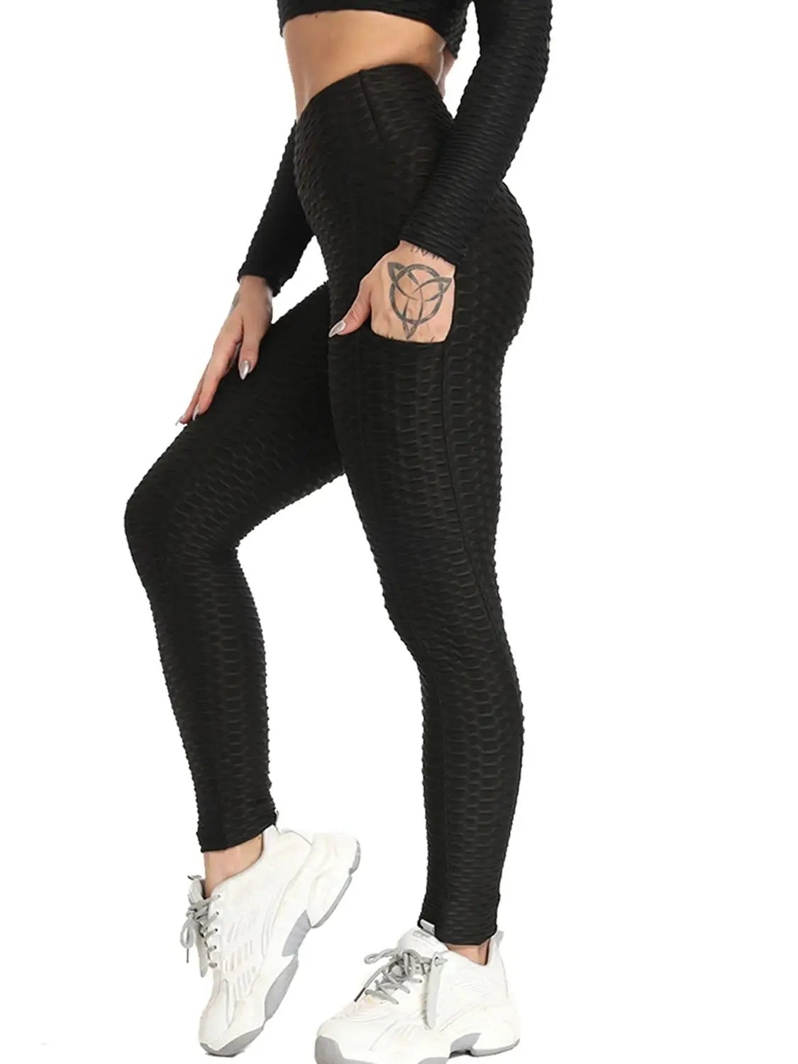 Anti-Cellulite High-Waist Leggings - Fitness Jeggings (S-2XL)