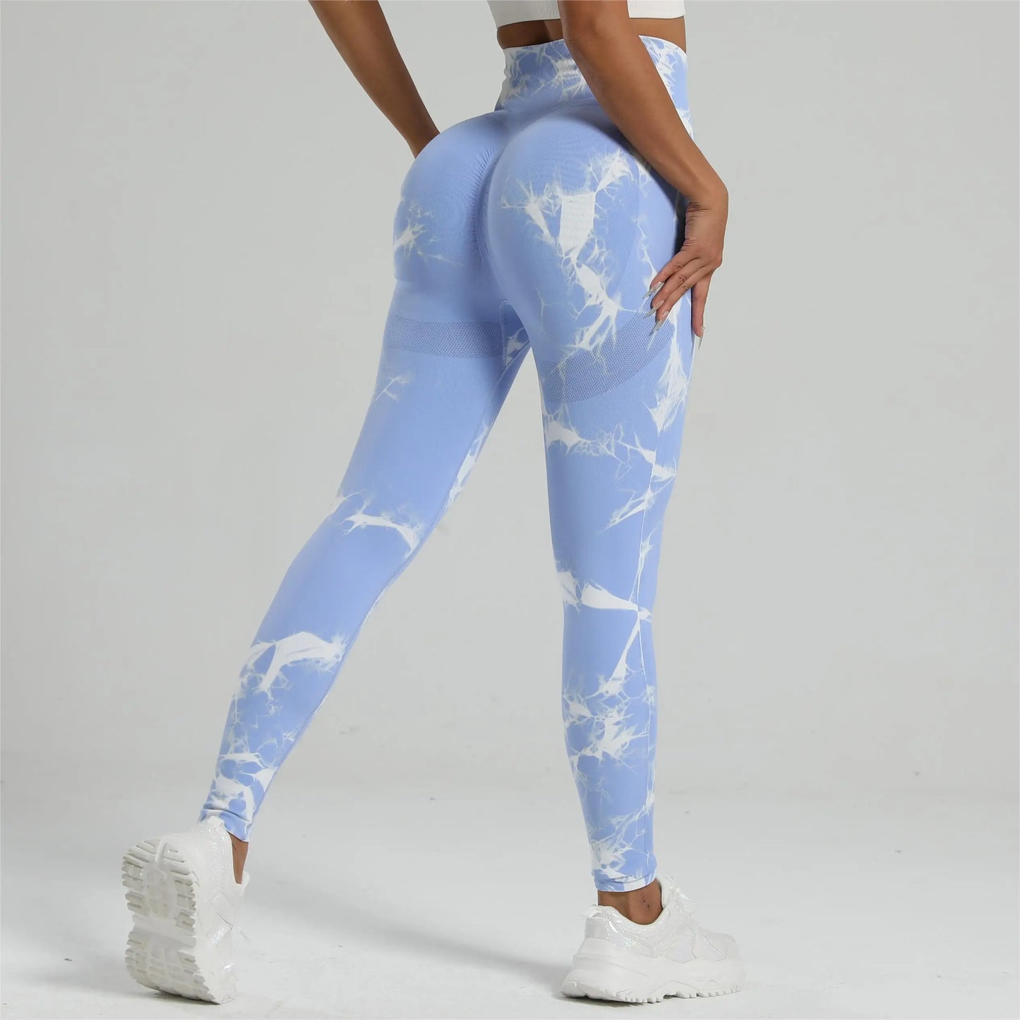 Leggings Seamless Tie-Dye - Booty Lifting e Fitness